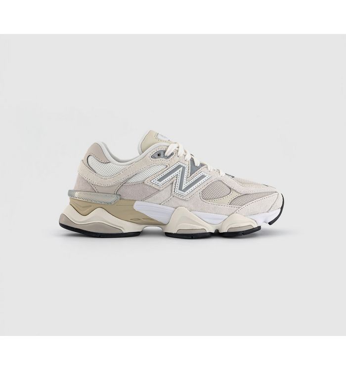 New Balance Mens 9060 Trainers Sea Salt Mixed Material In Natural