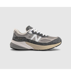 New Balance Mens 990V6 Trainers Castlerock Moonrock In Grey