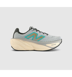 New Balance Mens Fresh Foam X More V5 Trainers Grey Yellow