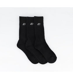 New Balance Socks Kids Nb Patch Logo Crew Socks Black