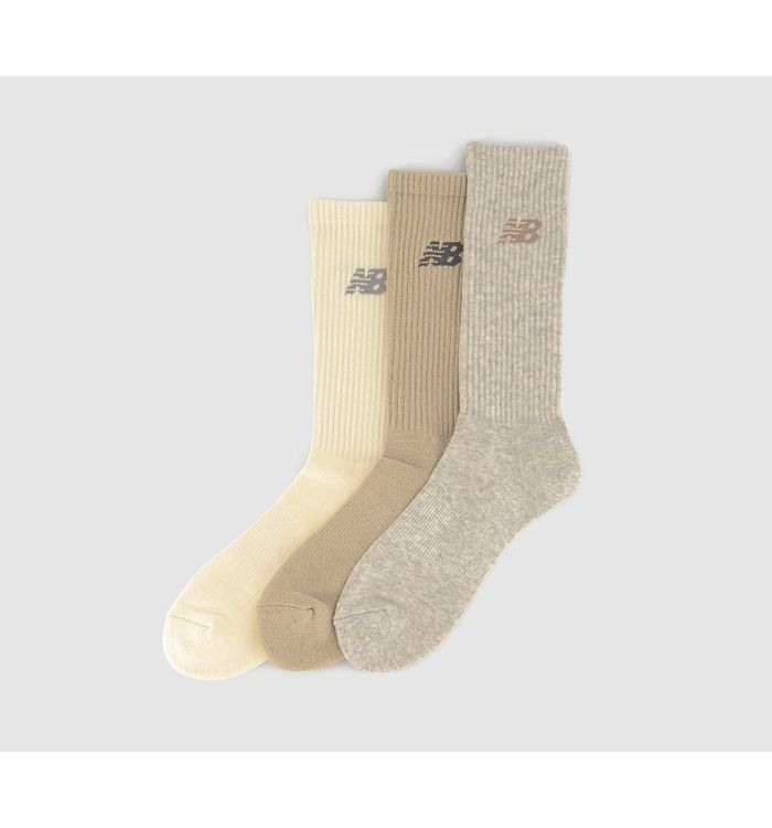 New Balance Socks Kids New Balance Everyday Crew Neutral Multi In Natural