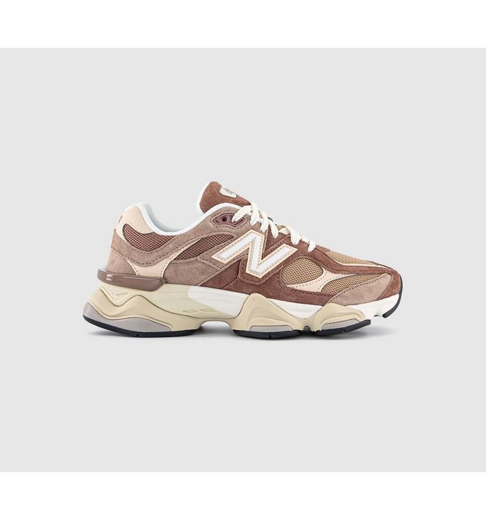 New Balance Womens 9060 Trainers Sparrow In Natural