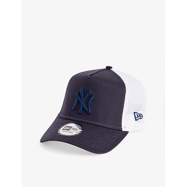 Mens New Era New York Yankees League brand-embroidered cotton-twill trucker cap