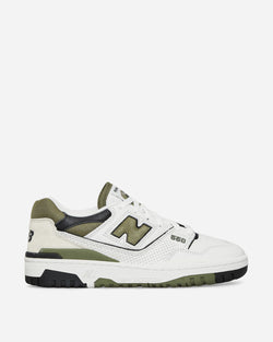 New Balance 550 Sneakers White / Dark Olivine / Black