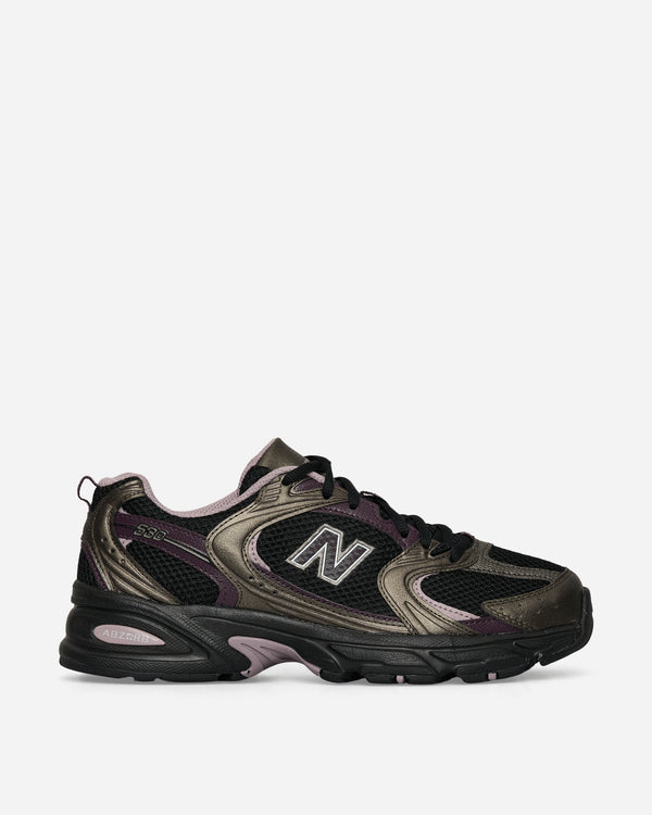 New Balance 530 Sneakers Black Metallic / Plum Brown