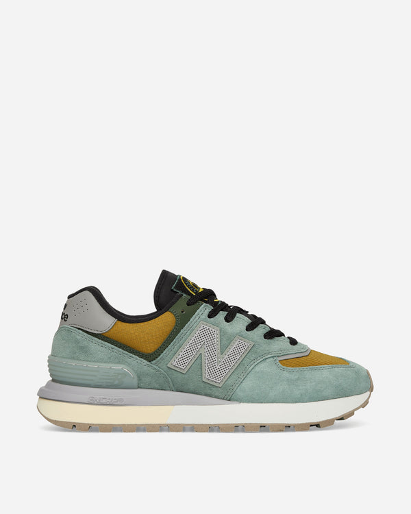 New Balance Stone Island 574 Legacy Sneakers Light Green / Mustard Gold