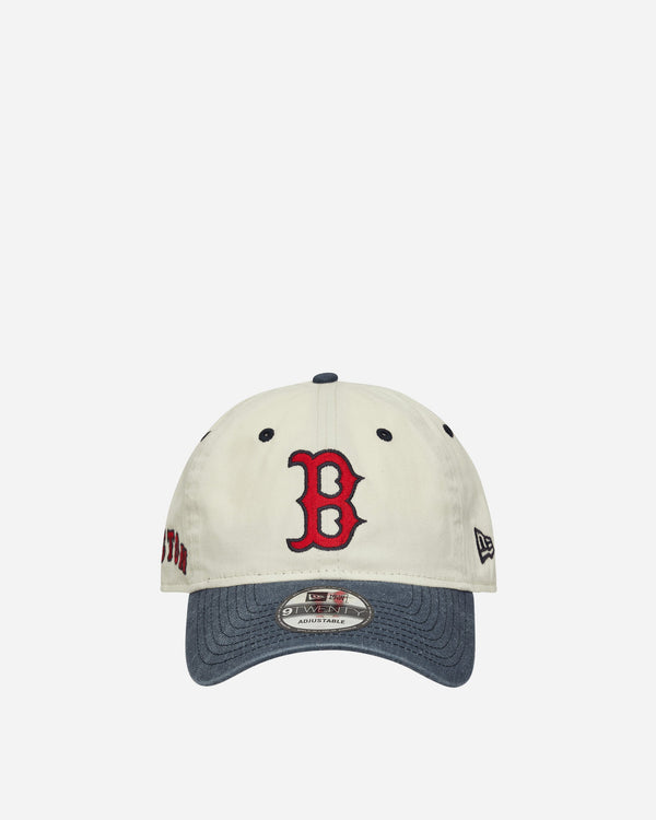 New Era Boston Red Sox Classic Sidescript 9TWENTY Adjustable Cap White