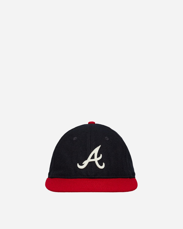 New Era Atlanta Braves Heritage Series Retro Crown 9FIFTY Strapback Cap Navy