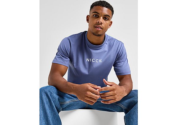 Nicce Centre Logo T-Shirt Blue