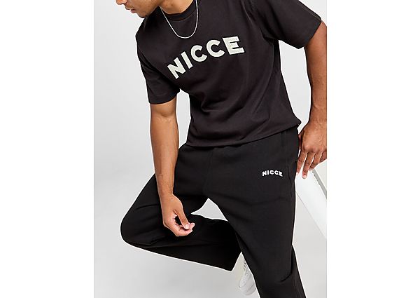 Nicce Fairway Open Hem Joggers Black