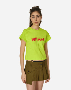 Nii Hai High Star Baby Tee Neon Yellow