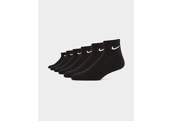 Nike 6Pack Everyday Cushioned Ankle Socks Black