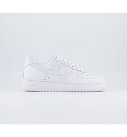 Nike Air Force 1 07 Trainers White White White Leather