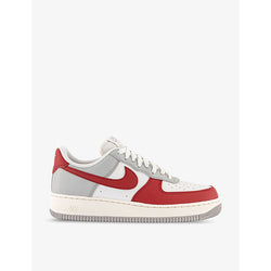 Nike Air Force 1 '07 brand-stripe leather low-top trainers | LYBSTORE