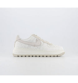 Nike Air Force 1 Luxe Trainers Summit White Light Bone