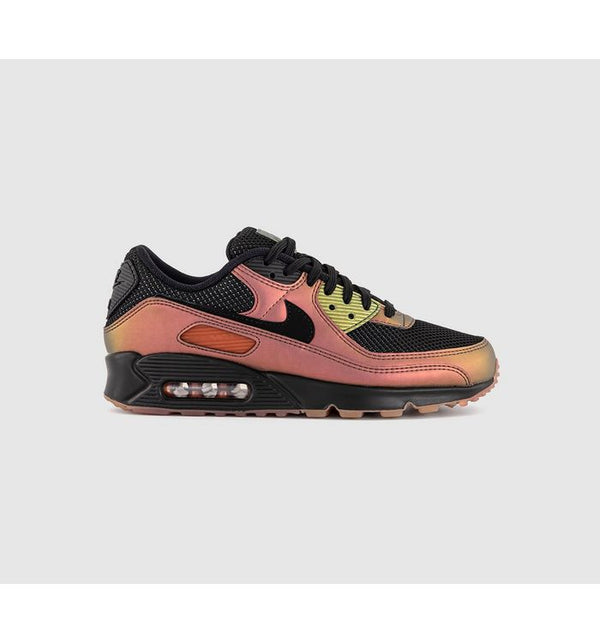 Nike Air Max 90 GL Black Black Dark Russet Metallic Copper Sequoia MO In Brown