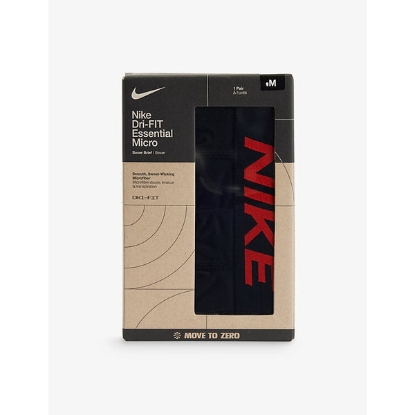 Nike Branded waistband stretch-recycled polyester boxer briefs