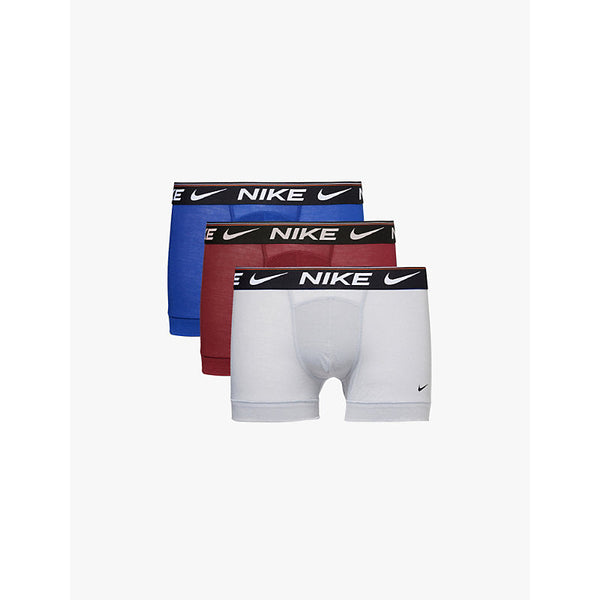 Nike Branded waistband stretch-recycled polyester trunks | LYBSTORE