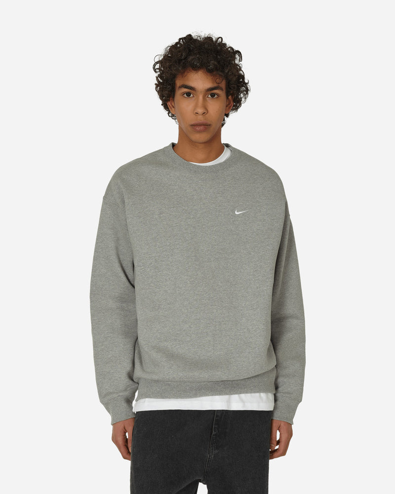 Nike Solo Swoosh Crewneck Sweatshirt Dark Grey Heather