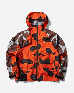 Nike Men s NOCTA Opal Deep Cover GORE-TEX Jacket Safety Orange / Off White / Brown