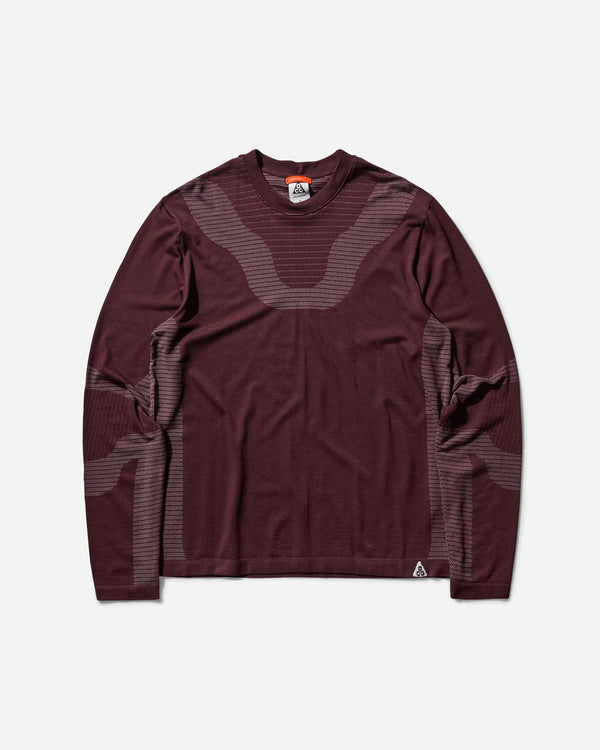 Nike Men s ACG Delta River Dri-FIT ADV Longsleeve Base Layer Burgundy Crush