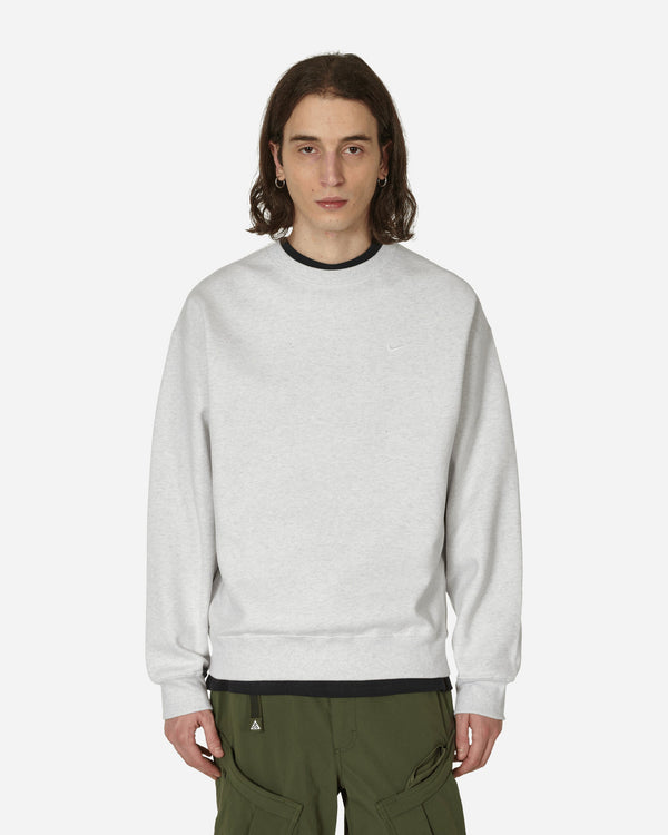 Nike Solo Swoosh Crewneck Sweatshirt Birch Heather