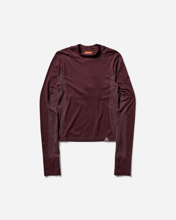 Nike Women s ACG Delta River Baselayer Longsleeve Top Burgundy Crush