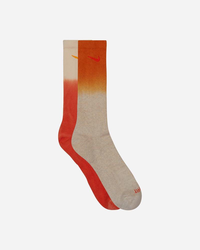 Nike Everyday Plus Cushioned Crew Socks Orange / Red / Cream