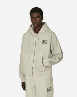 Nike Stüssy Full-Zip Fleece Hoodie Light Bone