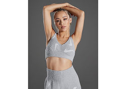 Nike Cosy Knit Sports Bra Light Smoke Grey