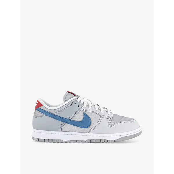 Nike Dunk Low panelled leather and mesh low-top trainers