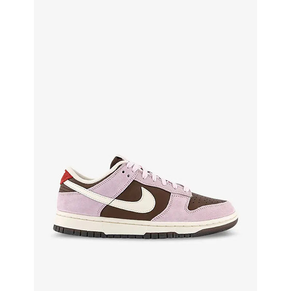 Nike Dunk Low panelled suede and leather low-top trainers