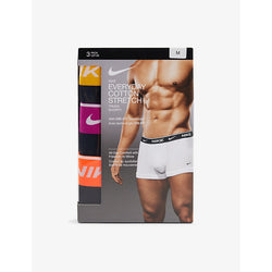 Nike Everyday pack of three stretch-cotton trunks