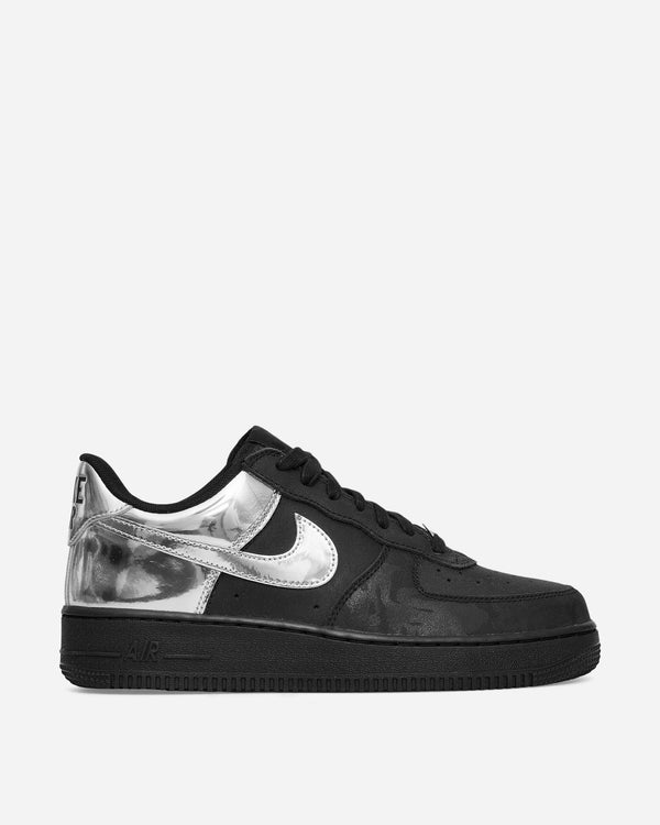 Nike Air Force 1 Low Sneakers Black Metallic Silver