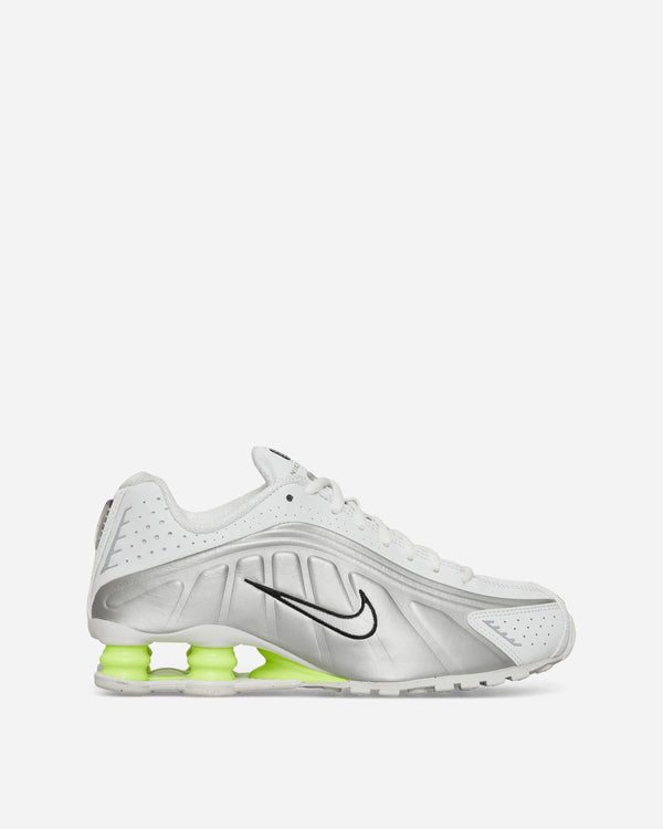 Nike Women s Shox R4 Sneakers White / Metallic Silver / Volt