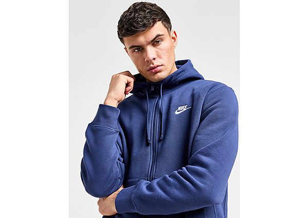 Nike Foundation FullZip Hoodie Midnight Navy Midnight Navy White