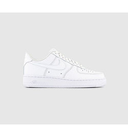 Nike Kids Air Force 1 07 Trainers M White Leather