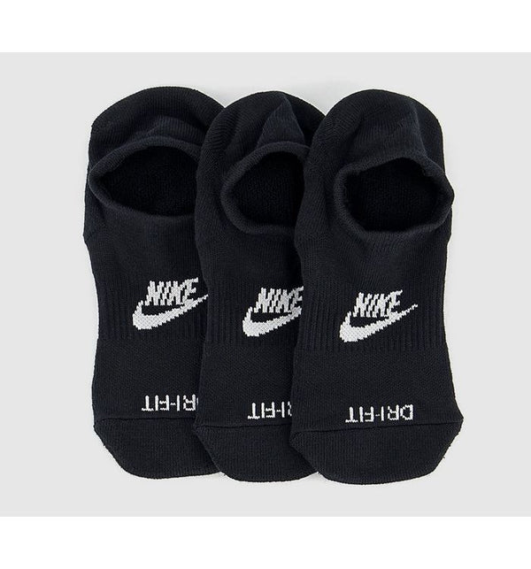 Nike Kids Footie Socks Black White Cotton