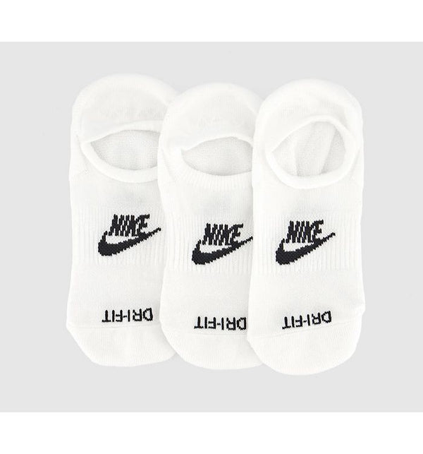 Nike Kids Footie Socks White Black Cotton