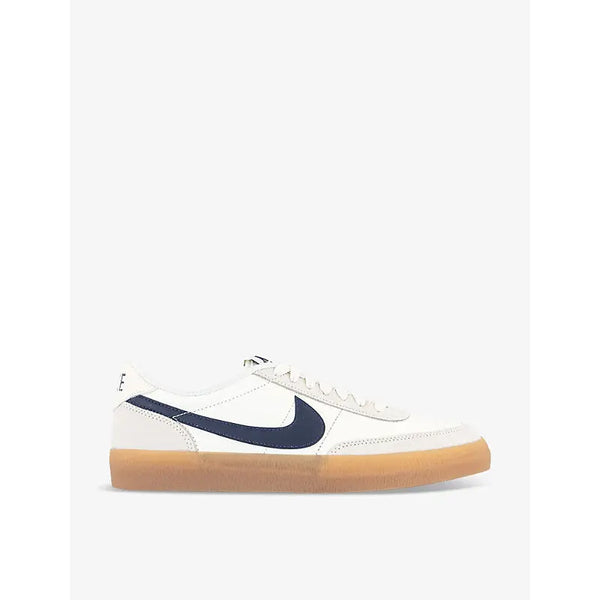 Nike Killshot brand-embellished suede and mesh low-top trainers