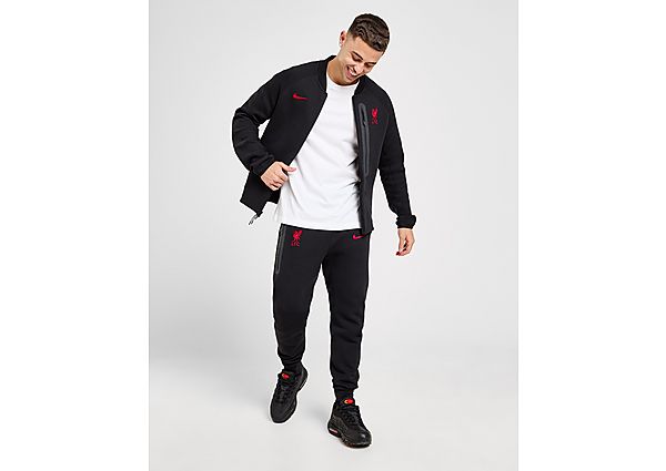 Nike Liverpool FC Tech Fleece Joggers Junior Black