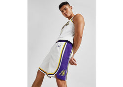 Nike Los Angeles Lakers Association Edition Swingman Nike NBA Shorts White