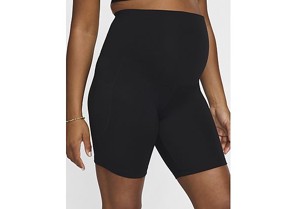 Nike Maternity One High Rise 7" Shorts Black