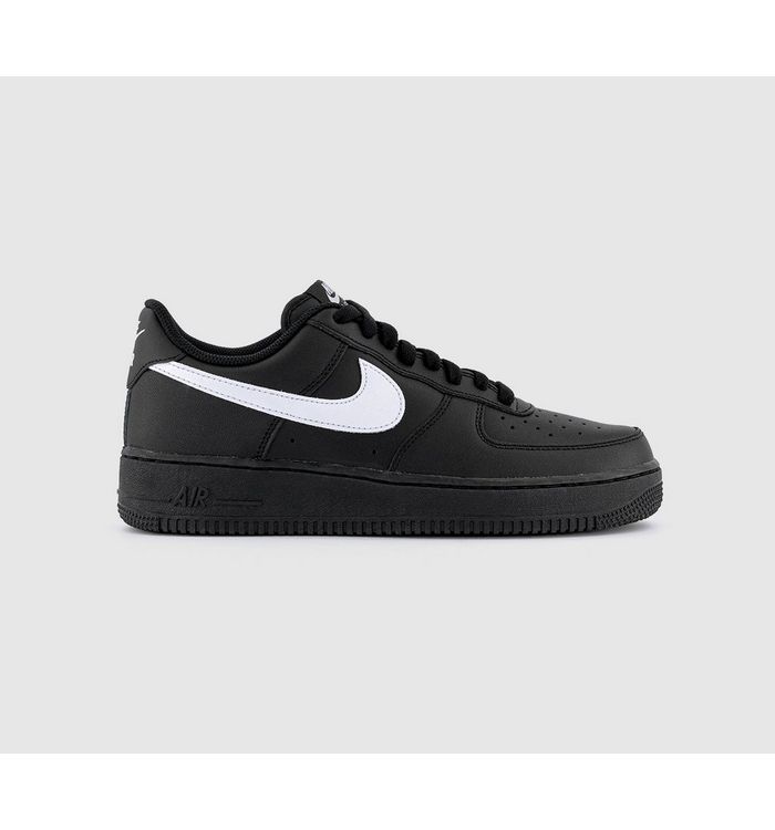 Nike Mens Air Force 1 07 Trainers Black White Black Black