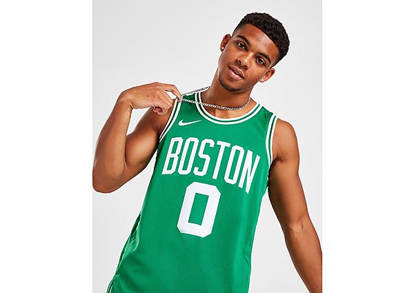 Nike NBA Boston Celtics Swingman Tatum #0 Jersey Green