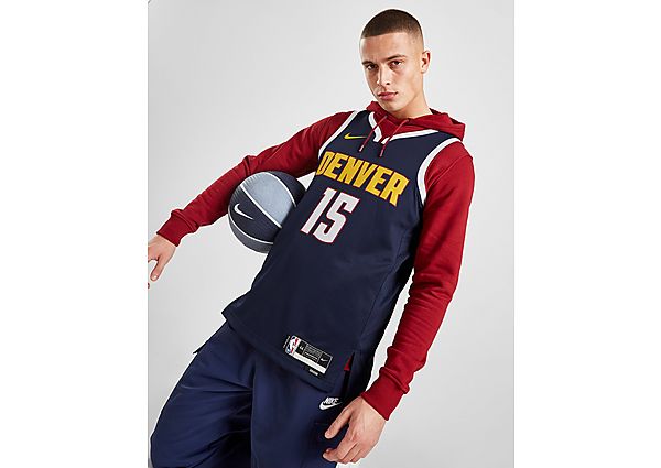 Nike NBA Denver Nuggets Jokic #15 Swingman Jersey College Navy