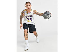 Nike NBA LA Lakers James #23 Swingman Jersey White