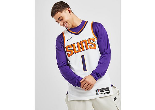 Nike NBA Phoenix Suns Booker #1 Swingman Jersey White