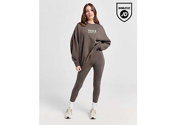 Nike Oversized Crew Sweatshirt Ironstone s, Ironstone