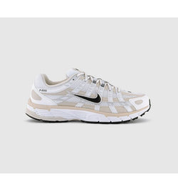 Nike P-6000 Trainers Light Orewood Brown Black White Mixed Material